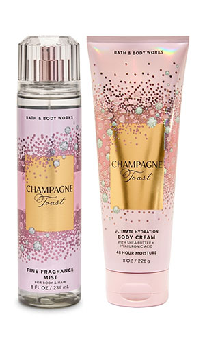 Champagne Toast Fragrance & Body Cream