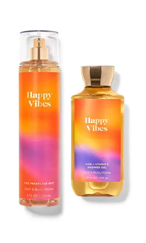 Happy Vibes Coffret Gel Douche et Parfum