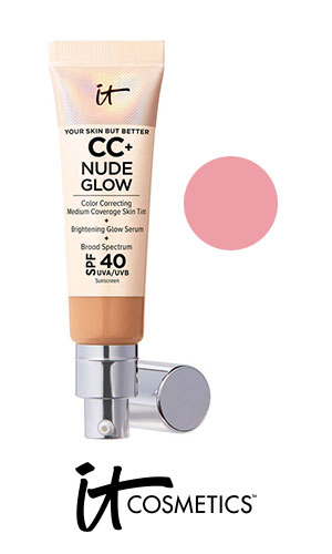 CC+ Nude Glow Lightweight Foundation + Glow Serum With SPF 40