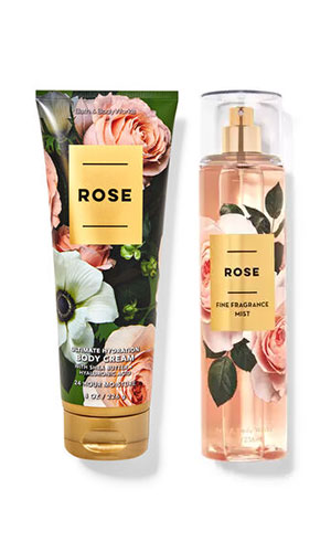 Rose Fine Fragrance Mist & Body Cream Set