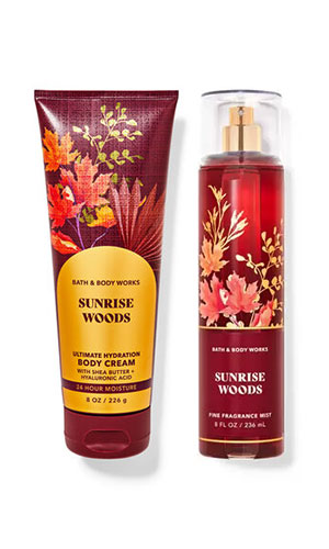 Sunrise Woods Fine Fragrance Mist & Body Cream Set
