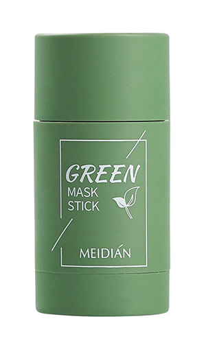 Masque en stick à l'extrait de thé vert et argile pour visage 